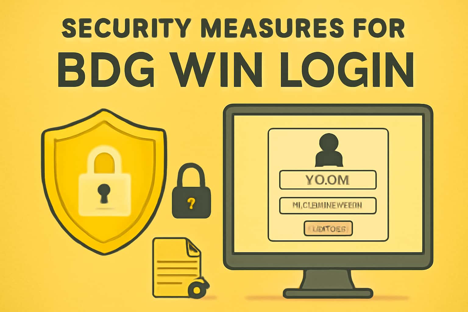 A futuristic representation of security measures for BDG Win Login.