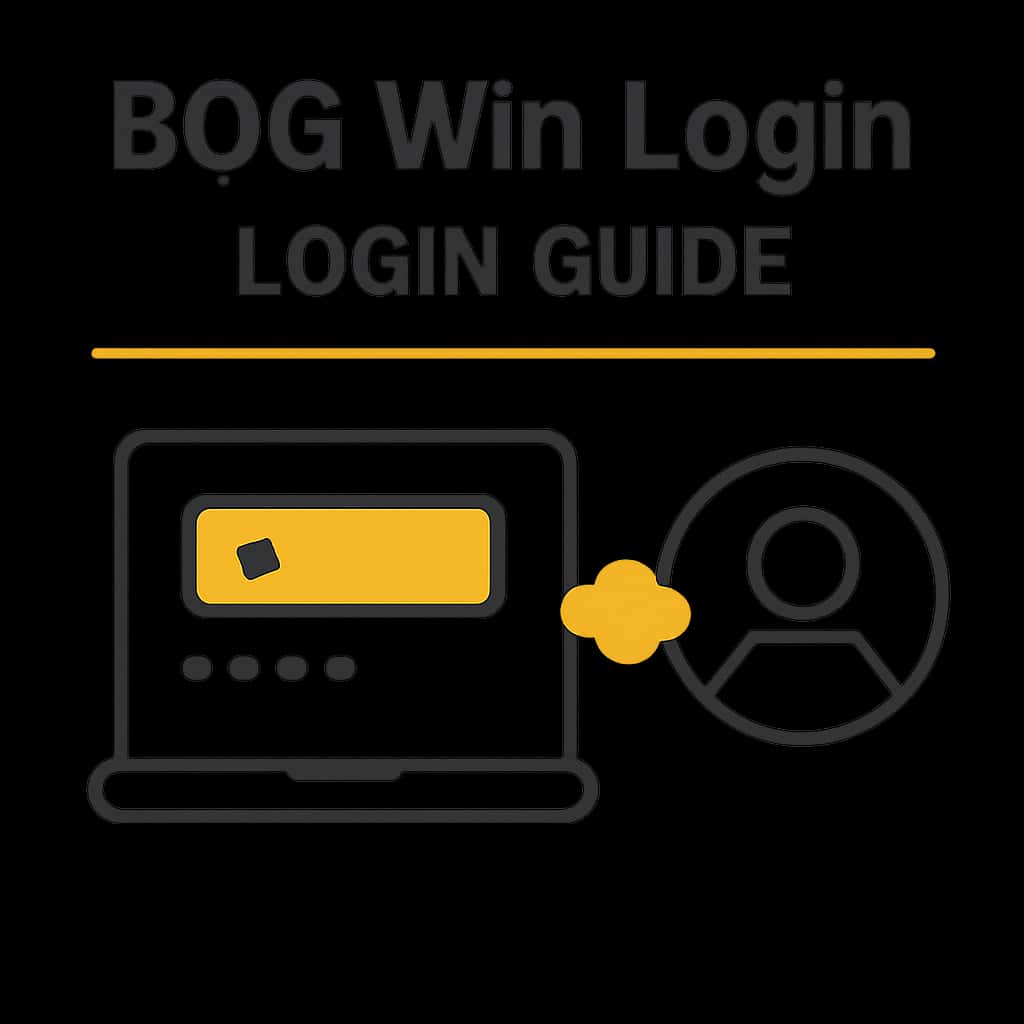 Illustration explaining the BDG Win Login process.