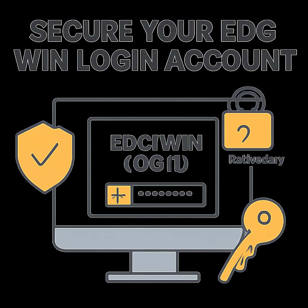 Diagram illustrating steps to secure BDG Win Login accounts.
